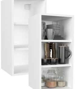 VCM Küchenregal hängend   Maße ca. H. 60 x B. 30 x T. 29 cm   Hängeregal   Wandregal   Küchenmöbel – Esilo