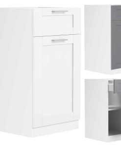 VCM Küchenschrank   Maße ca. H. 82 x B. 40 x T. 46 cm   Unterschrank mit einer Drehtüre und einer Schublade im Landhaus Stil   Küchenmöbel - Colura