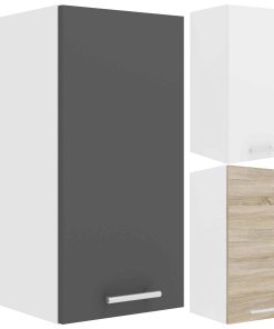 VCM Küchenschrank hängend   Maße ca. H. 60 x B. 30 x T. 31 cm   Hängeschrank mit zwei Fächern   Küchenmöbel – Esilo