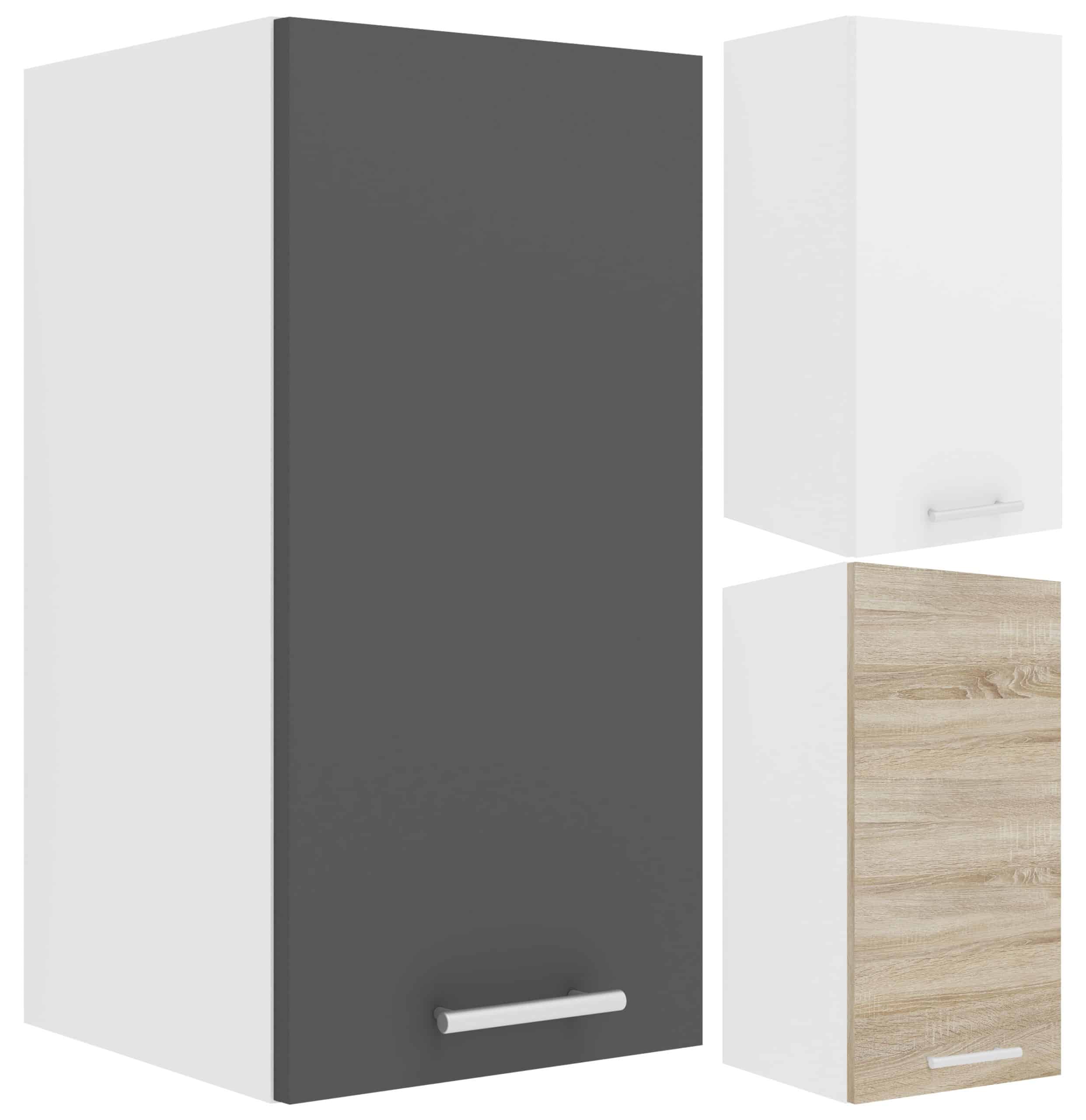 VCM Küchenschrank hängend   Maße ca. H. 60 x B. 30 x T. 31 cm   Hängeschrank mit zwei Fächern   Küchenmöbel – Esilo