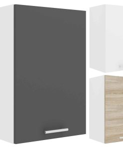 VCM Küchenschrank hängend   Maße ca. H. 60 x B. 40 x T. 31 cm   Hängeschrank mit zwei Fächern   Küchenmöbel – Esilo