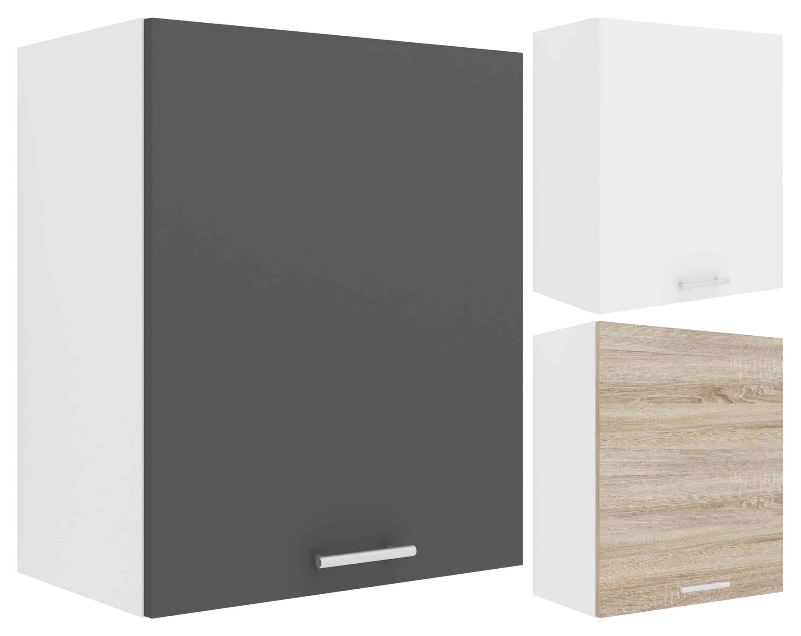 VCM Küchenschrank hängend   Maße ca. H. 60 x B. 50 x T. 31 cm   Hängeschrank mit zwei Fächern   Küchenmöbel – Esilo