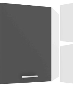 VCM Küchenschrank hängend   Maße ca. H. 60 x B. 57 x T. 57 cm   Hängeschrank mit zwei Fächern   Kücheneckschrank - Esilo