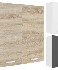 VCM Küchenschrank hängend   Maße ca. H. 60 x B. 60 x T. 31 cm   Hängeschrank mit zwei Fächern   Küchenmöbel – Esilo