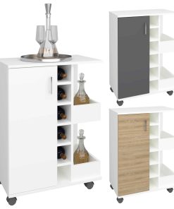 VCM Küchenwagen   Rollwagen   Maße Küchenwagen ca. H. 85 x B. 63 x T. 40 cm   ausreichend Stauraum   rollbar   Servierwagen - Esilo M