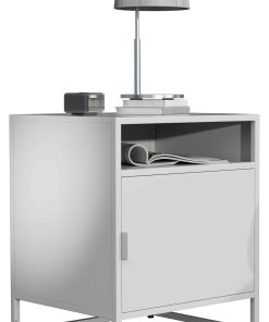 VCM Nachtschrank   Beistelltisch   Nachttisch   Maße ca. H. 55 x B. 45 x T. 40 cm - Flokas L