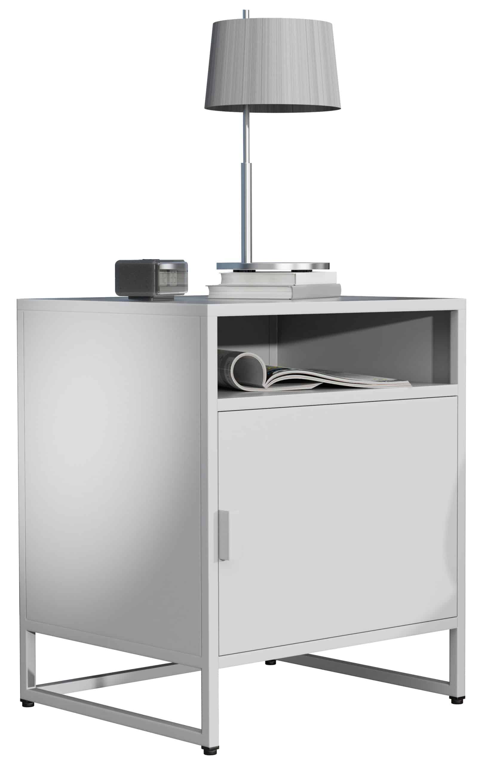 VCM Nachtschrank   Beistelltisch   Nachttisch   Maße ca. H. 55 x B. 45 x T. 40 cm - Flokas L