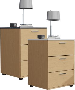 VCM Nachtschrank   Beistelltisch   Nachttisch   Maße ca. H. 59 x B. 46 x T. 42 cm - Testalo