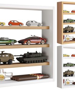 VCM Regal hängend   Maße ca. H. 40 x B. 40 x T. 10 cm   Modern und platzsparend   Wandregal - Osado S