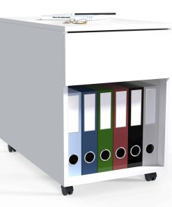VCM Rollcontainer   Beistellcontainer mit Schubladen   Maße ca. H. 55 x B. 39 x T. 70 cm   Bürocontainer - Dalosa 1 Schublade