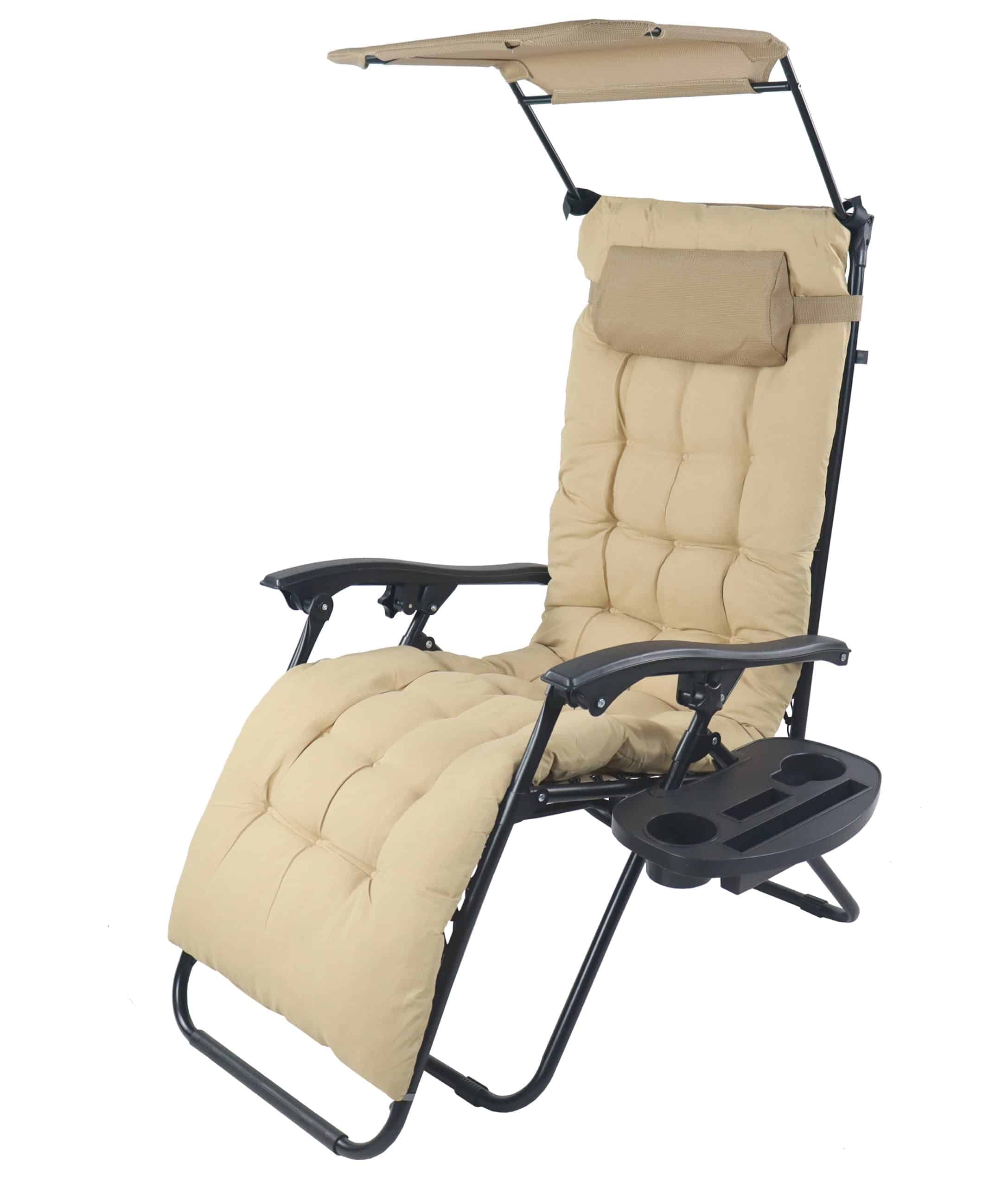 VCM Sonnenliege klappbar   Maße Liegestuhl ca. L. 160 x B. 64 x H. 107 cm   Maße Sitzposition ca. L. 115 x B. 60 x H. 84 cm   leicht und kompakt   Liegestuhl - Maltosa