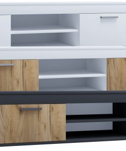 VCM TV Möbel   Lowboard   Fernsehregal   Maße H. 37 x B. 160 x T. 45 cm   Fernseh Möbel – Usilo XL