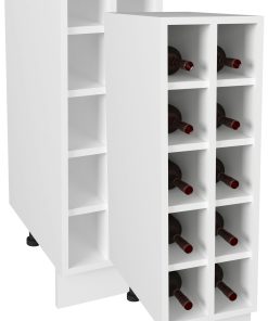 VCM Weinregal   Maße ca. H. 82 x B. 25 x T. 44 cm   Küchenregal für Flaschen   Regal - Esilo