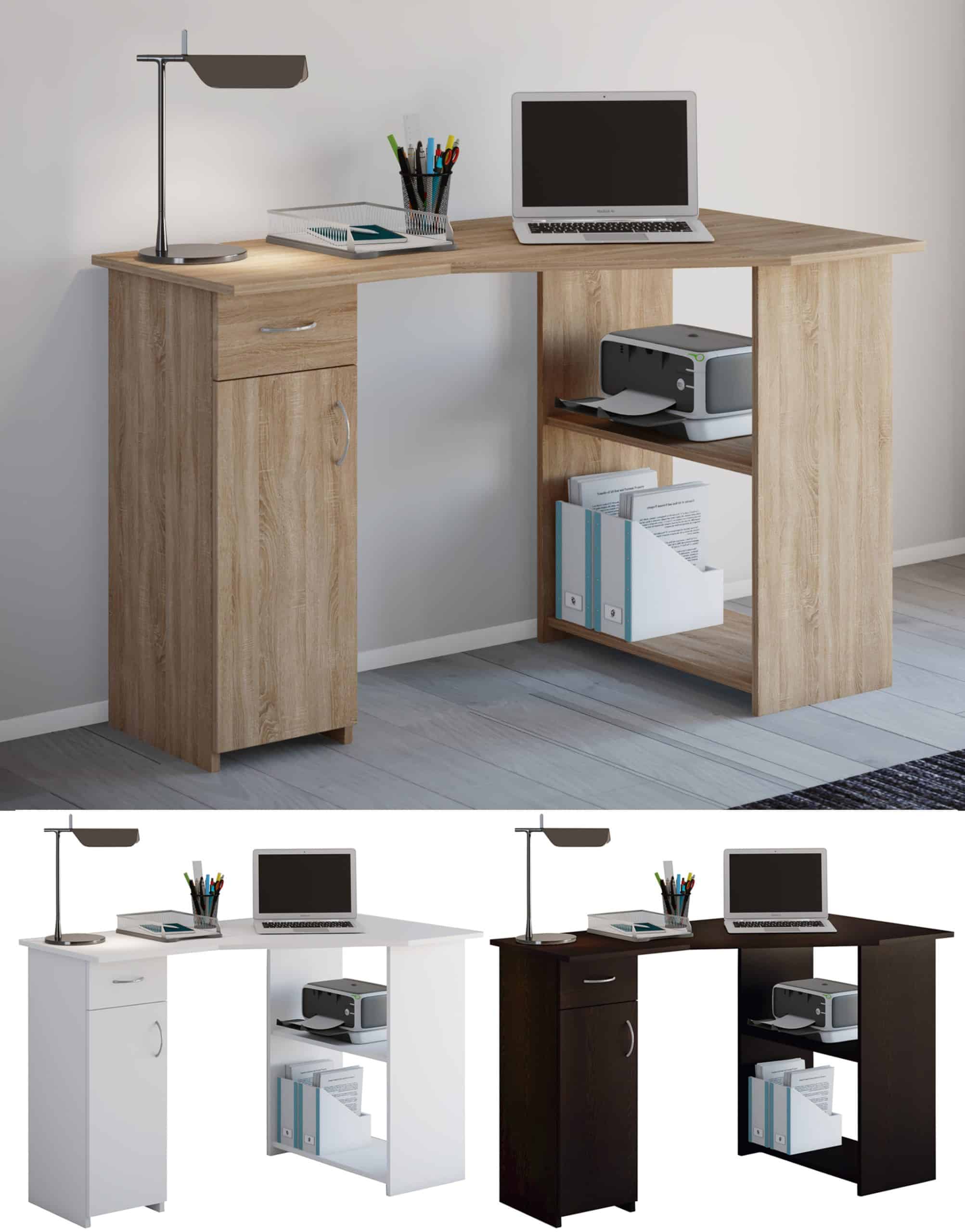 VCM Winkelschreibtisch "Linzia"