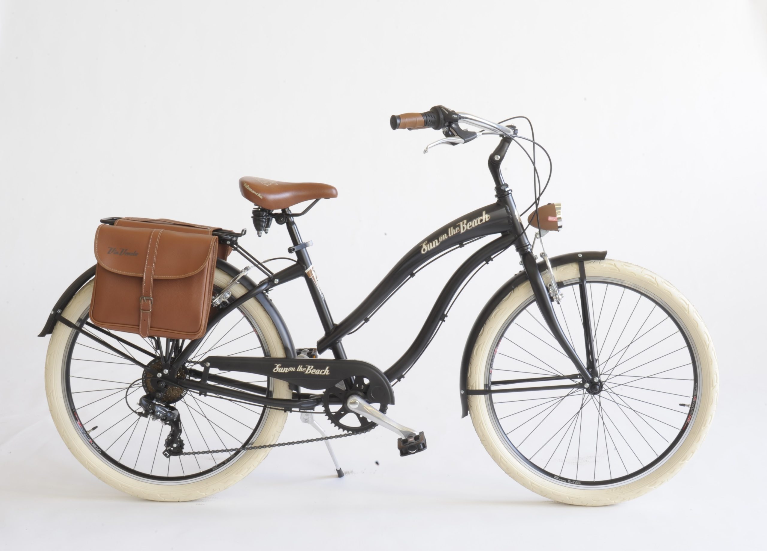 Via Veneto Cruiser 26 Zoll SUN ON THE BEACH Lady schwarz