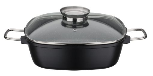 Viereckbräter Gourmet Granit 28x28cm