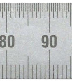 Vogel Germany Stahlmaßstab 2000 mm biegsam Federbandstahl blendfreie Oberfläche