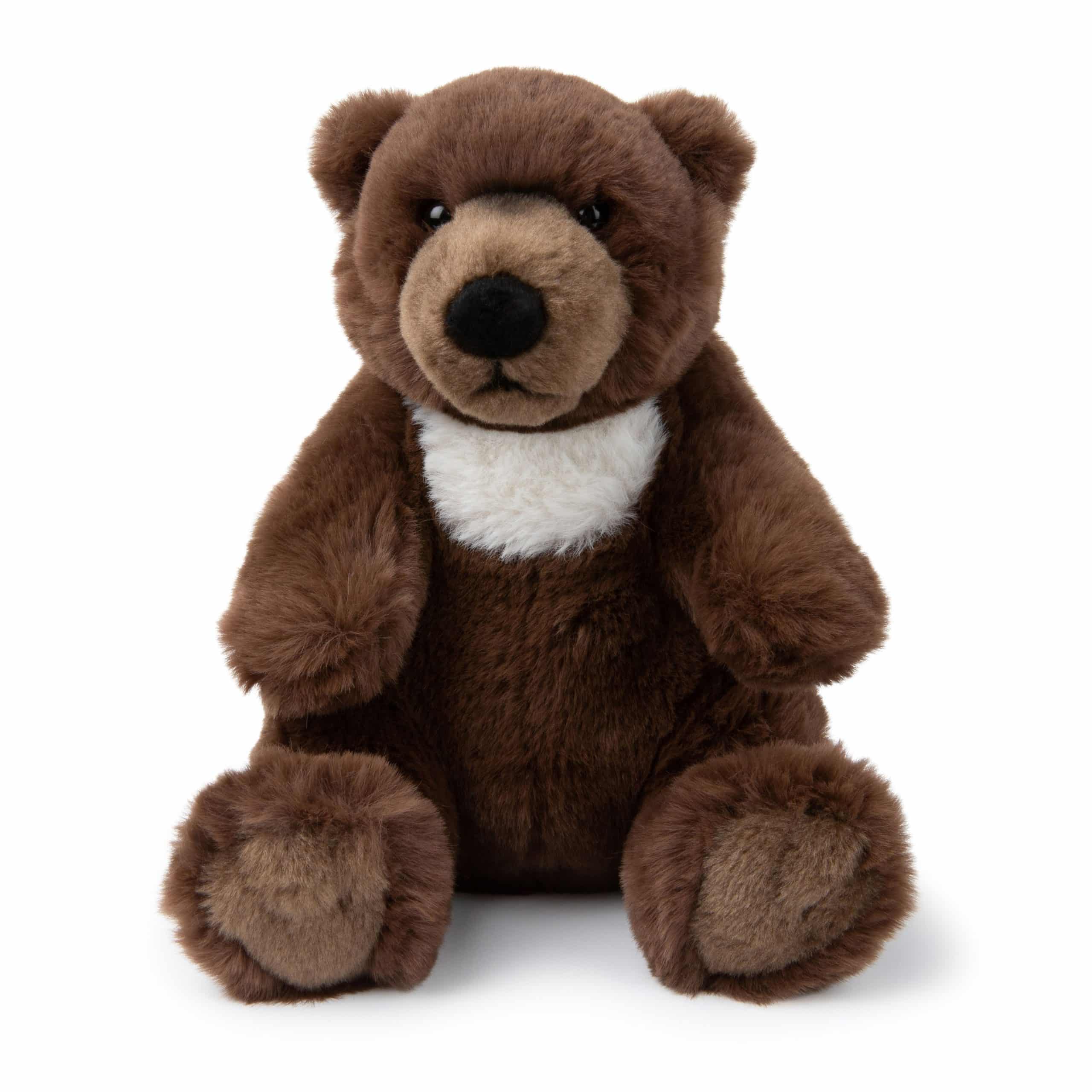 WWF - ECO Plüschtier - Grizzlybär (25cm) lebensecht Kuscheltier Stofftier Plüschfigur