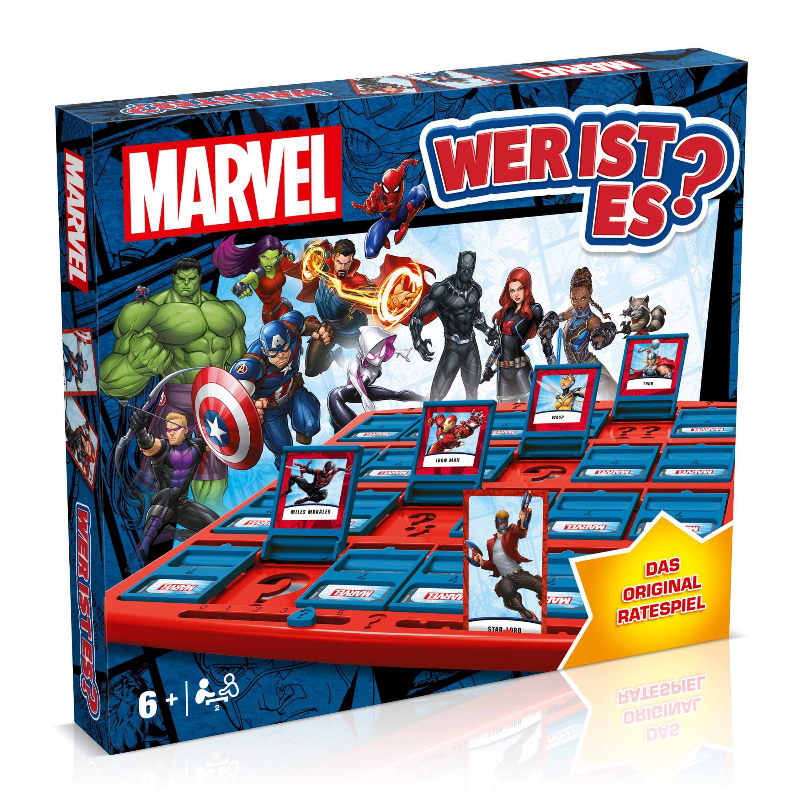 Wer ist es? - Marvel Kinder Spiel Gesellschaftsspiel Ratespiel
