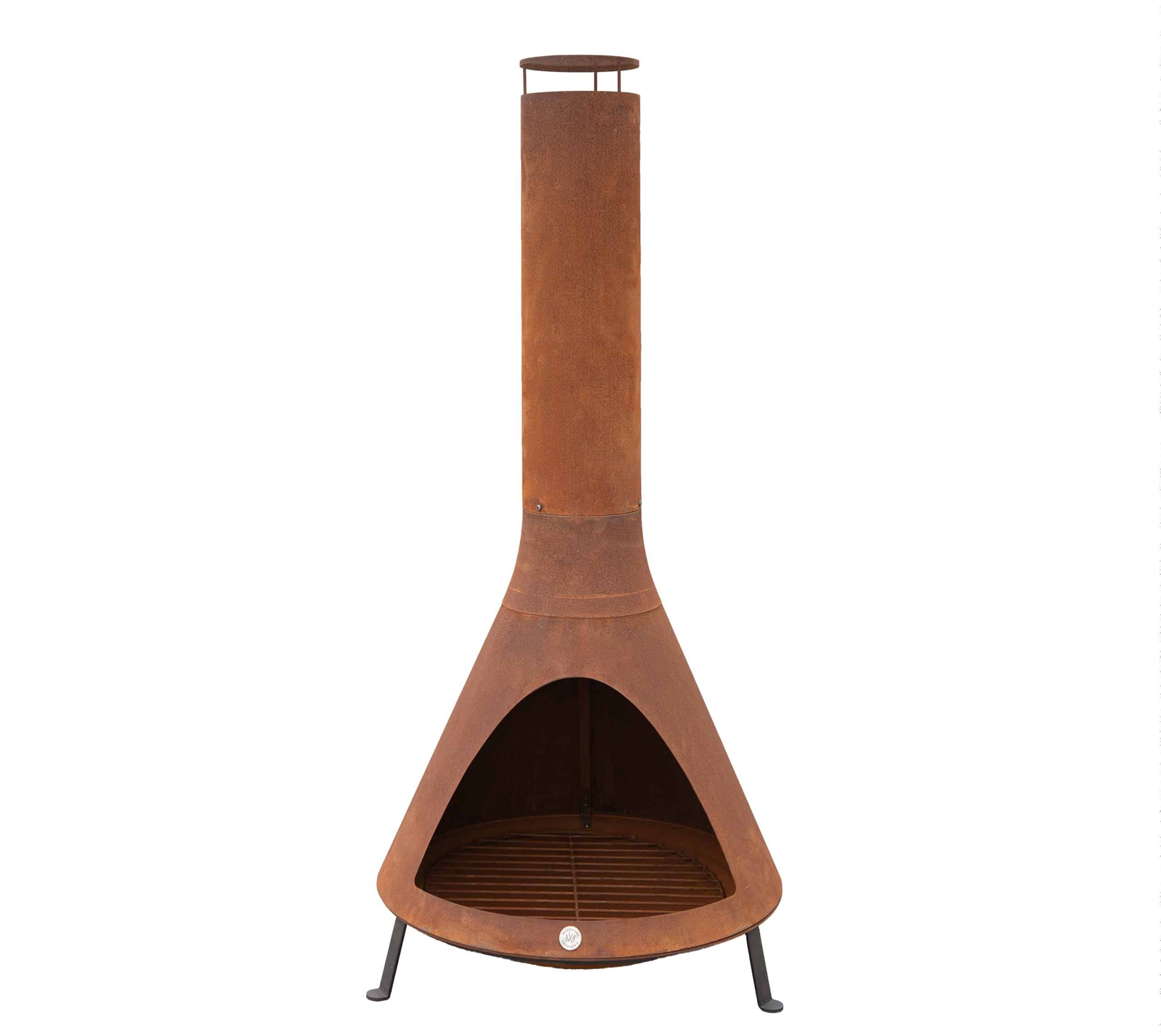 Westmann Feuerstelle inkl. Rauchablass rost