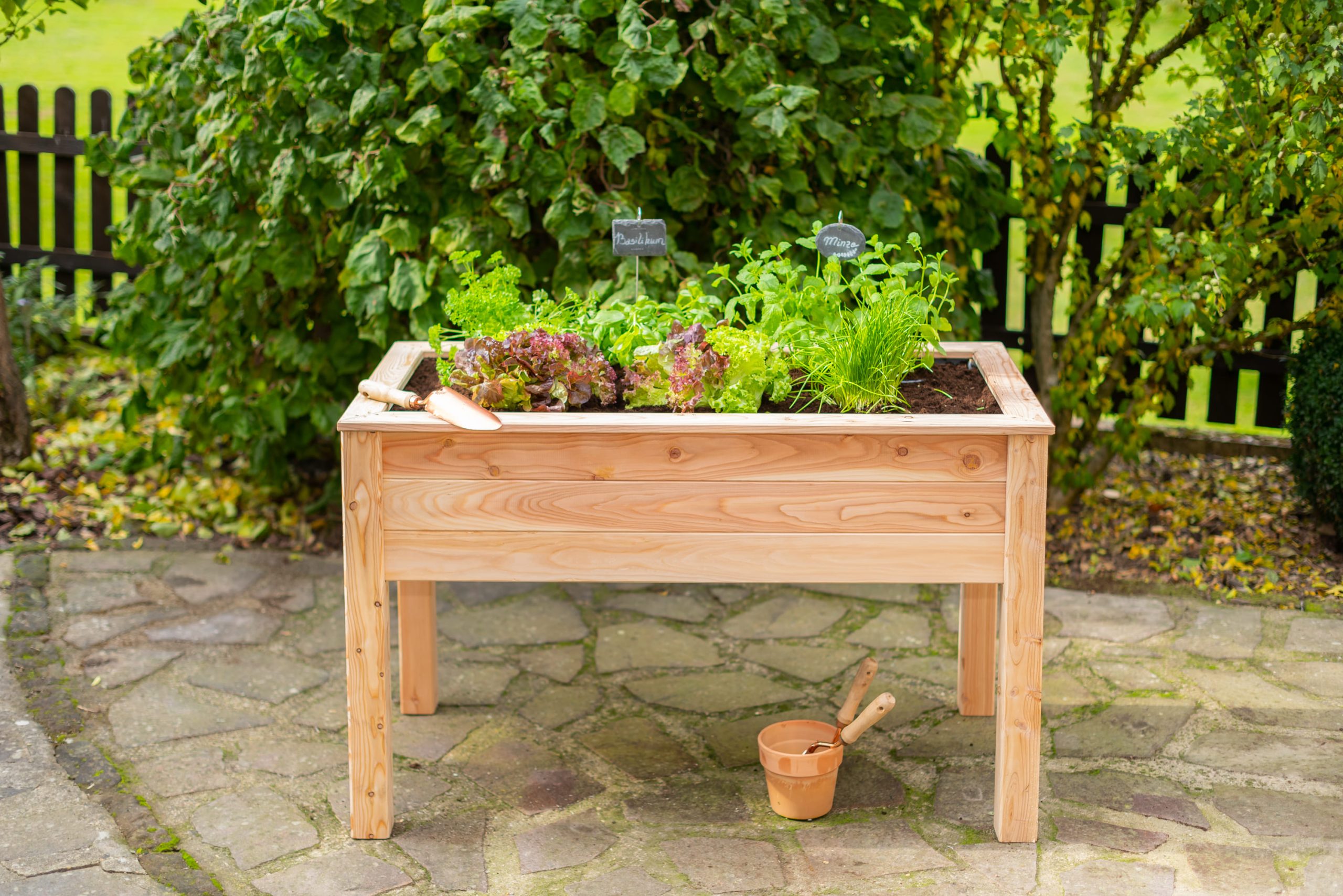 Westmann Holz Hochbeet Stelzenhochbeet natur 120x65x75 cm