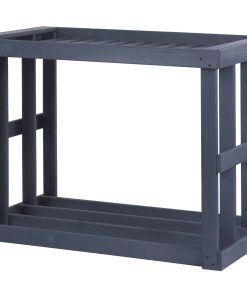 Westmann Holz Kaminholzregal Stephan   Anthrazit   52x108x74 cm