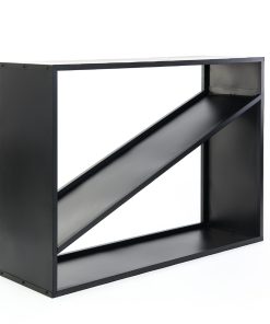 Westmann Stahl Kaminholzregal Holzlager schwarz 115x35x80 cm