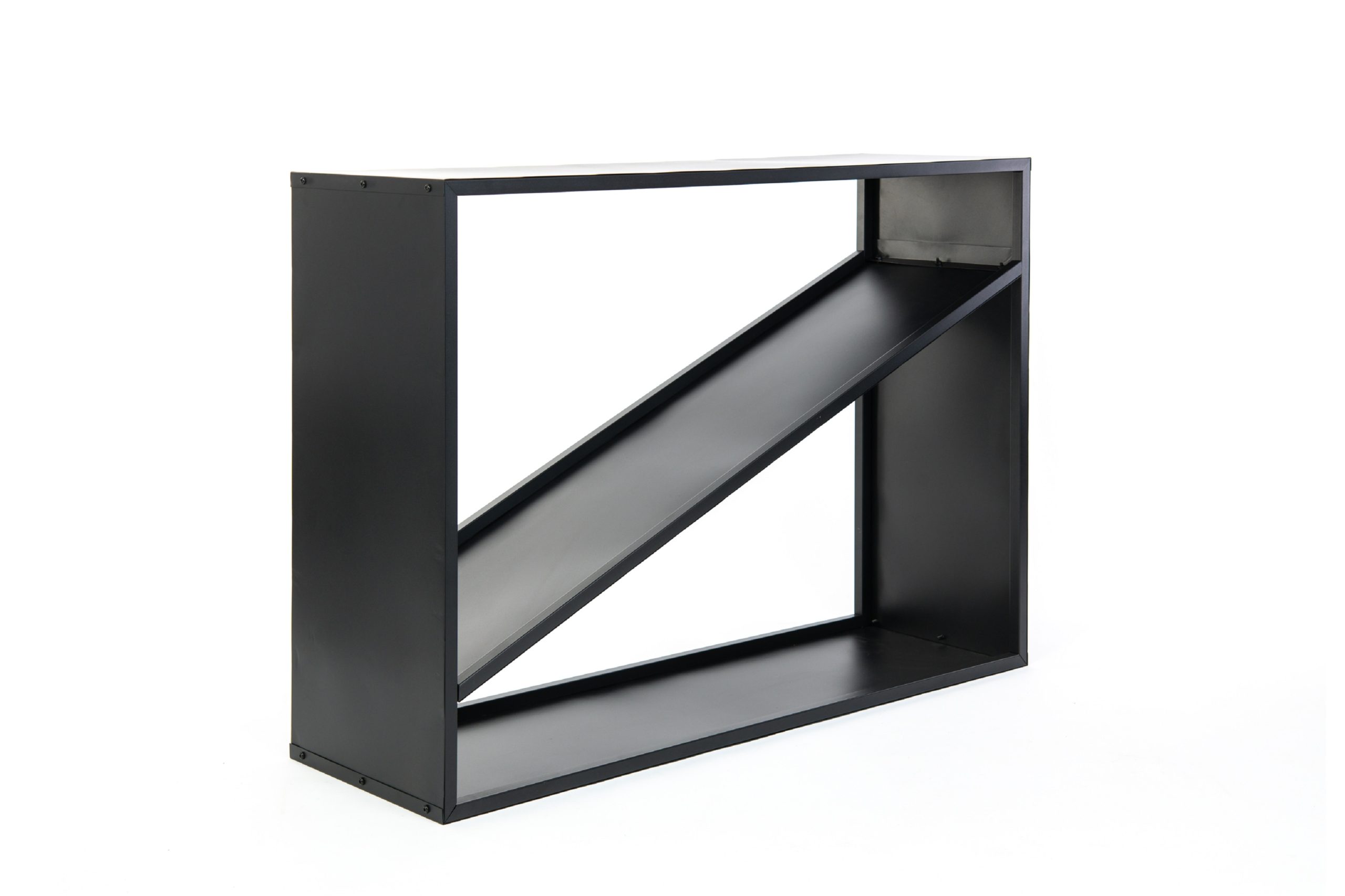 Westmann Stahl Kaminholzregal Holzlager schwarz 115x35x80 cm