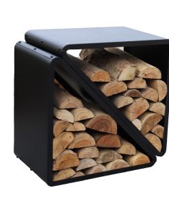 Westmann Stahl Kaminholzregal Holzlager schwarz 57x36x56 cm