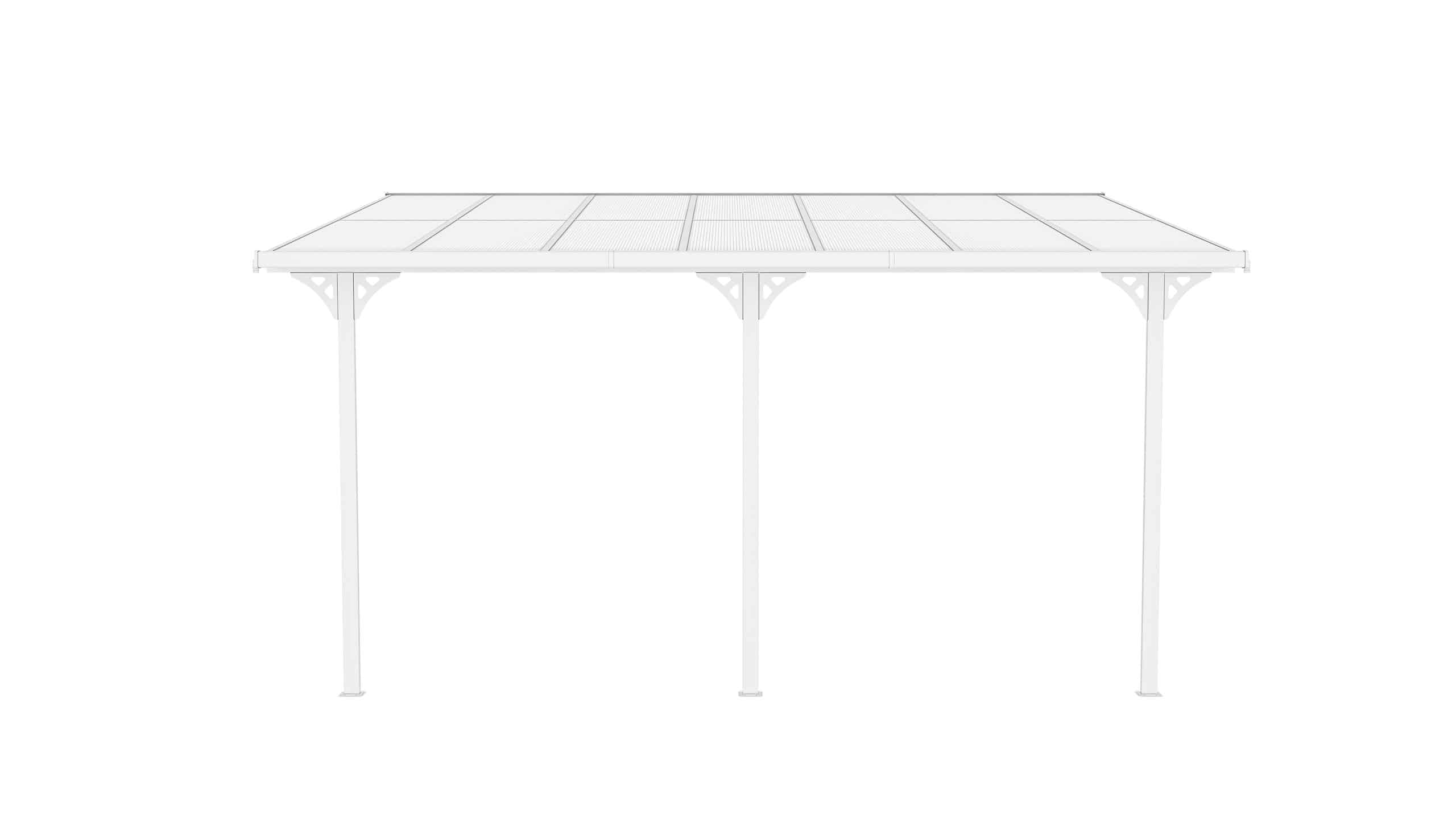 Westmann Terrassenüberdachung Bruce 435 - Weiß