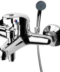 Zilan Bad-Armatur Badewannenarmatur mit Handbrause DIN Standard