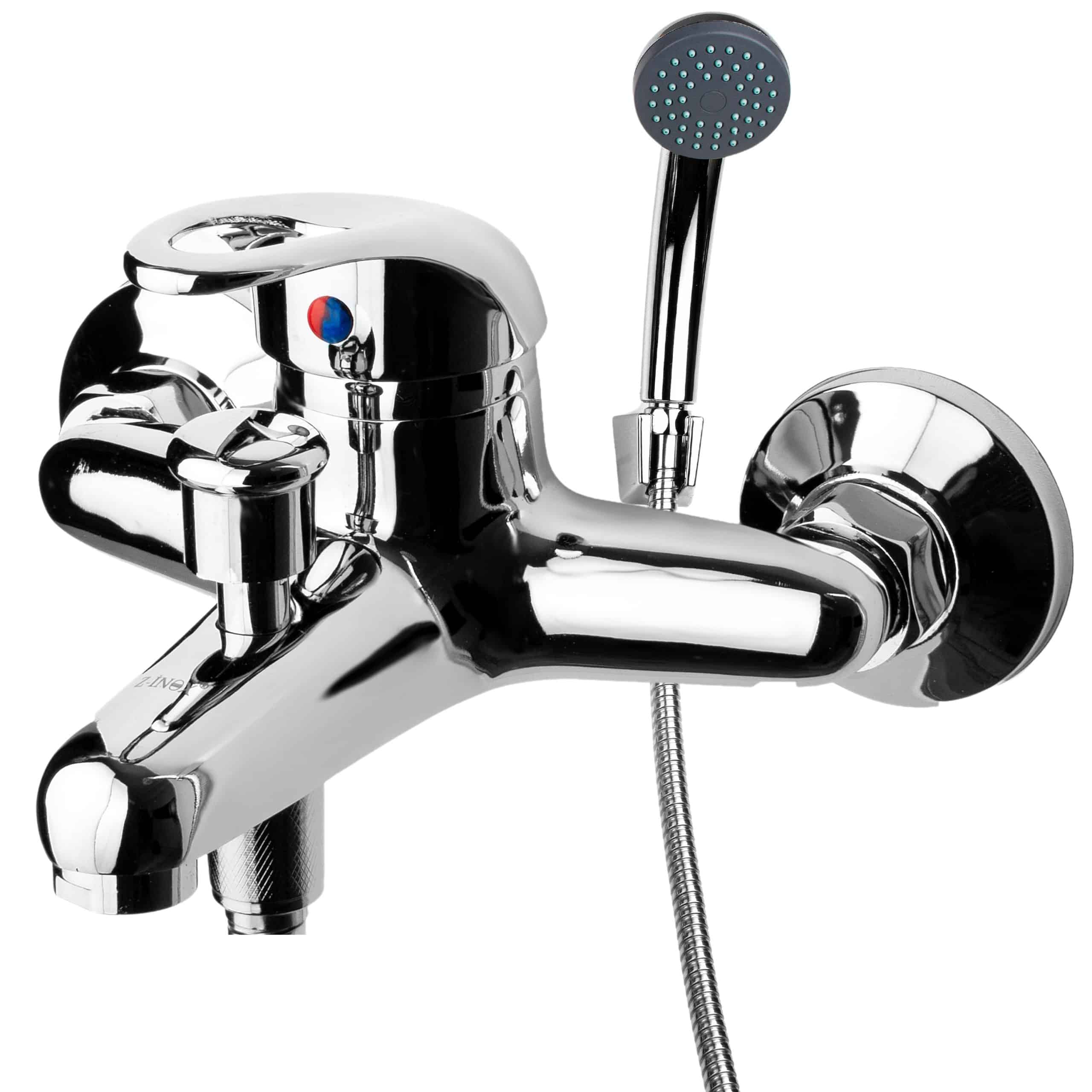 Zilan Bad-Armatur Badewannenarmatur mit Handbrause DIN Standard