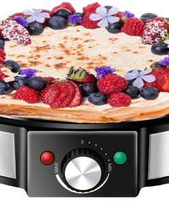 Zilan Crepes Maker 1200W Cool-Touch Griff Antihaftbeschichtung