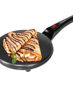 Zilan Crêpes Maker 20cm Antihaftbeschichtung Cool-Touch-Griff 800W