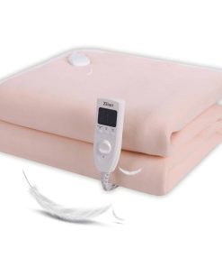 Zilan Elektrische Heizdecke mit Timer Wärmedecke 150x80cm beige