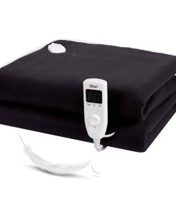 Zilan Elektrische Heizdecke mit Timer Wärmedecke 150x80cm schwarz