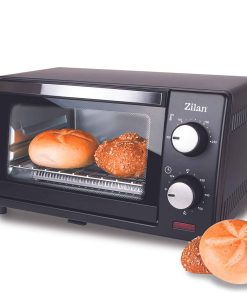 Zilan Minibackofen 9L Kleiner Backofen Mini Oven 100-230°C 800W