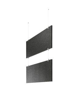 baffel multiple-Set - Deckenträger - 3-fach Farbe: anthrazit