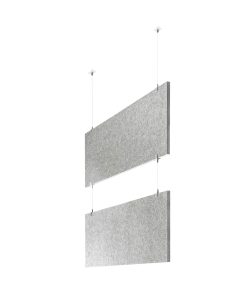 baffel multiple-Set - Deckenträger Odenwald - 3-fach Farbe: lichtgrau