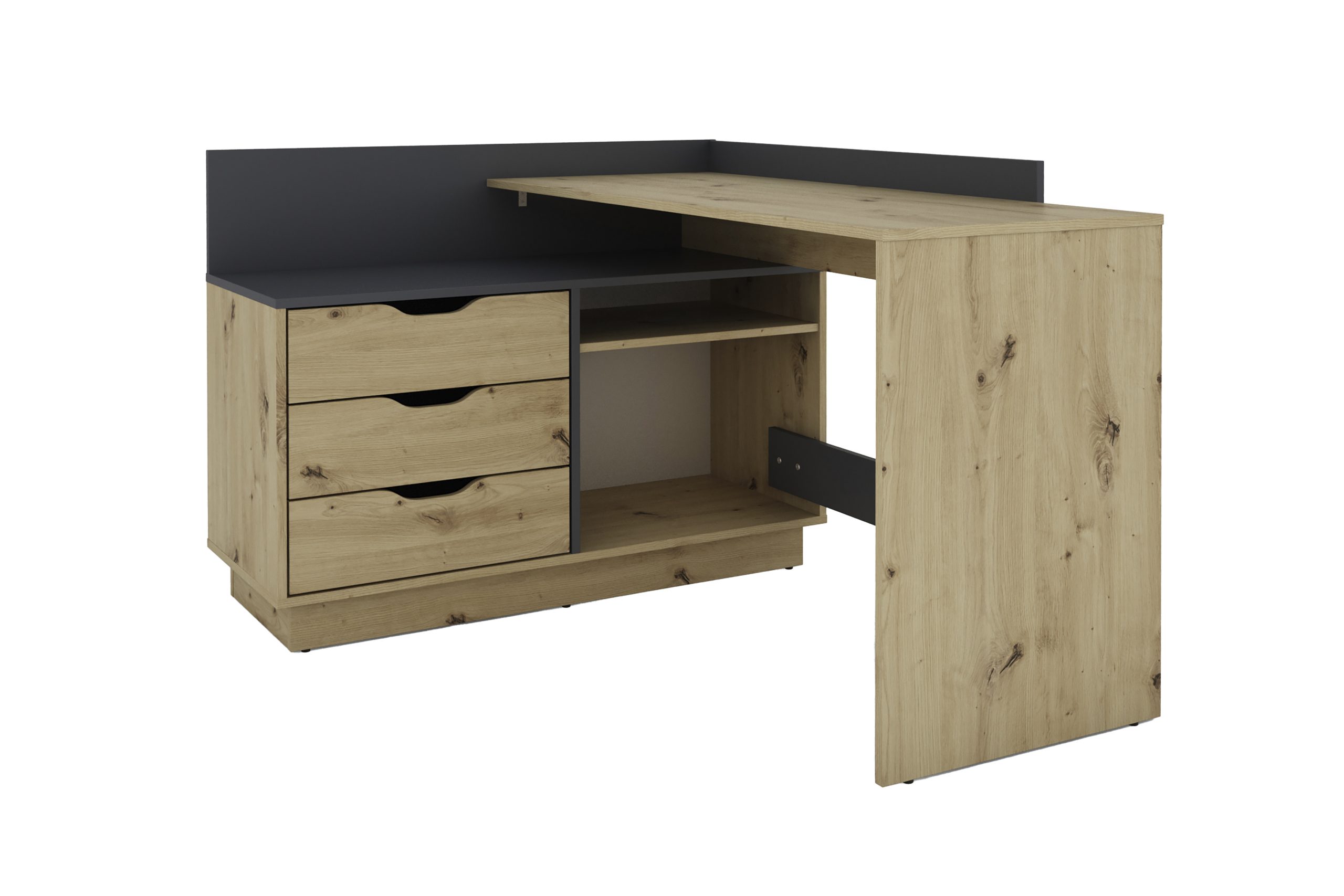 byLIVING Winkelschreibtisch BELFAST