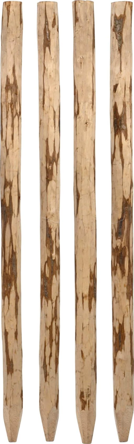dobar 4x Holzpfosten für Staketen Zaun