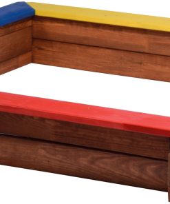 dobar Bunter Sandkasten mit Sitzflächen