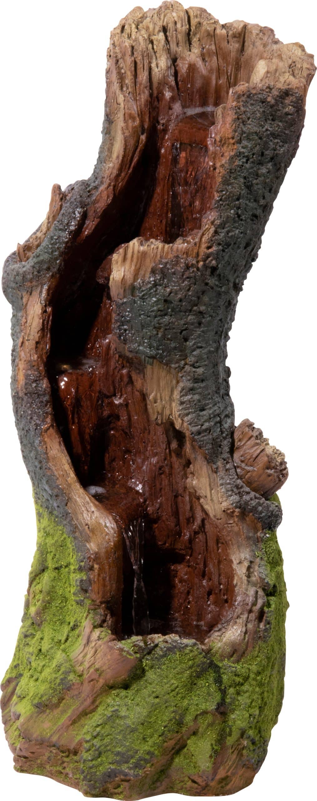 dobar Design-Gartenbrunnen im Baumstamm-Look 96310e