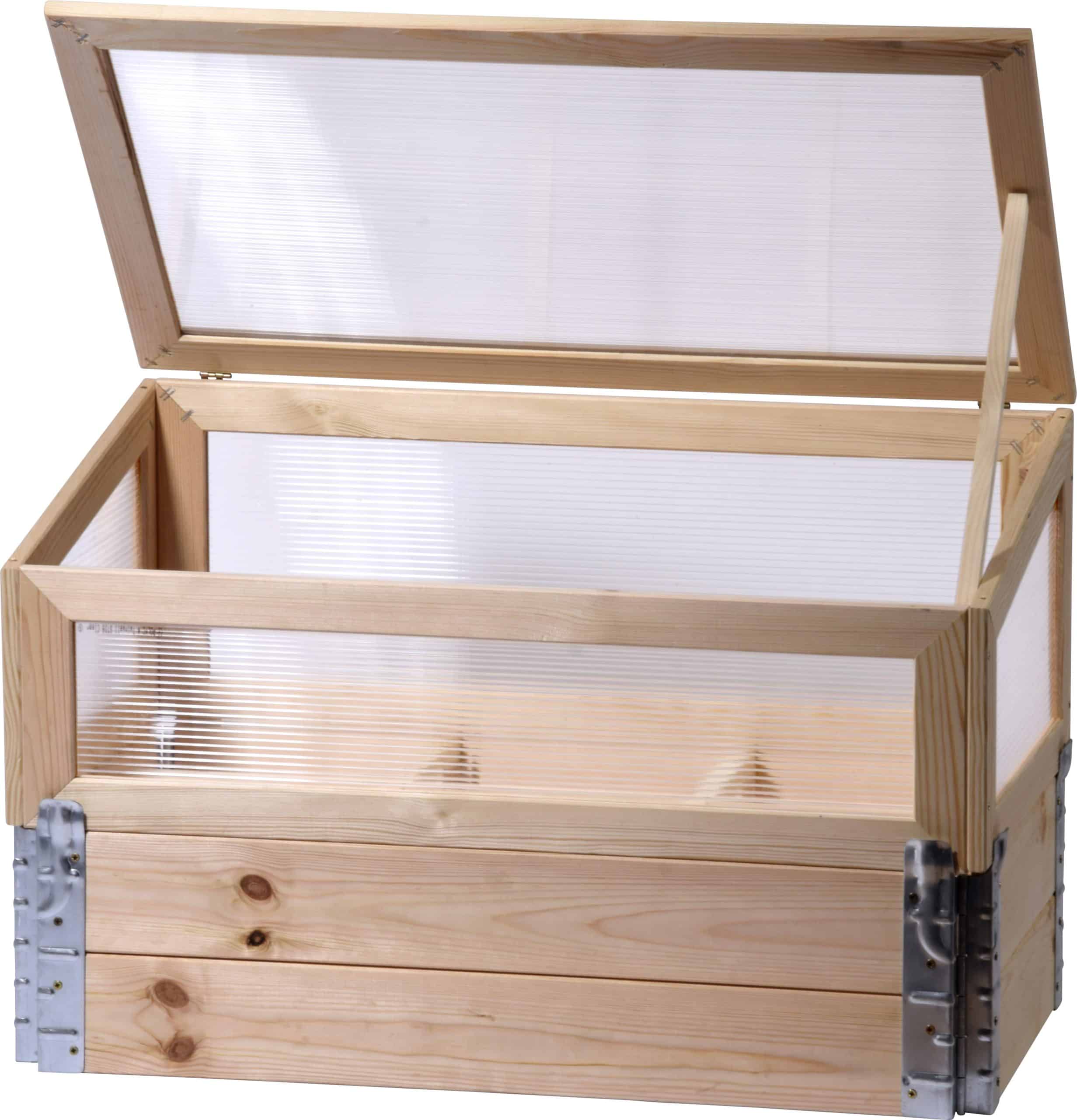 dobar Frühbeet mit Pflanzkasten 58411e