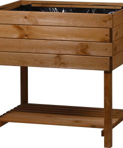 dobar Hochbeet Kubus 2.0 Braun