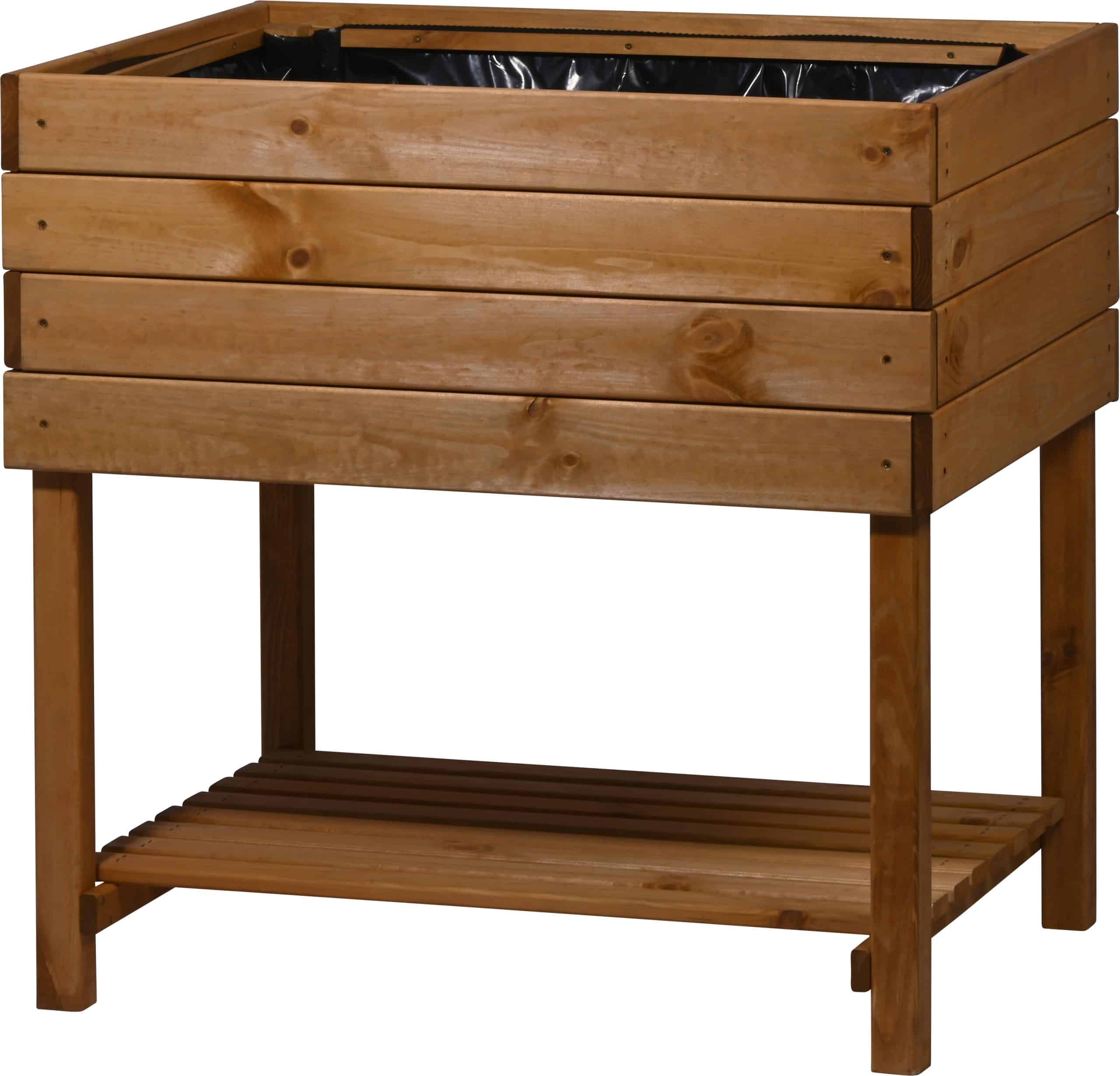 dobar Hochbeet Kubus 2.0 Braun