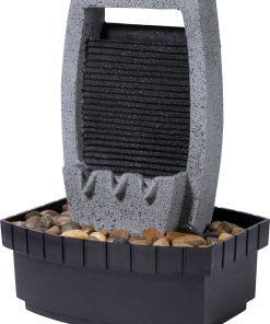 dobar Kleiner Polyresin-Brunnen mit Pumpe - versch. Ausführungen