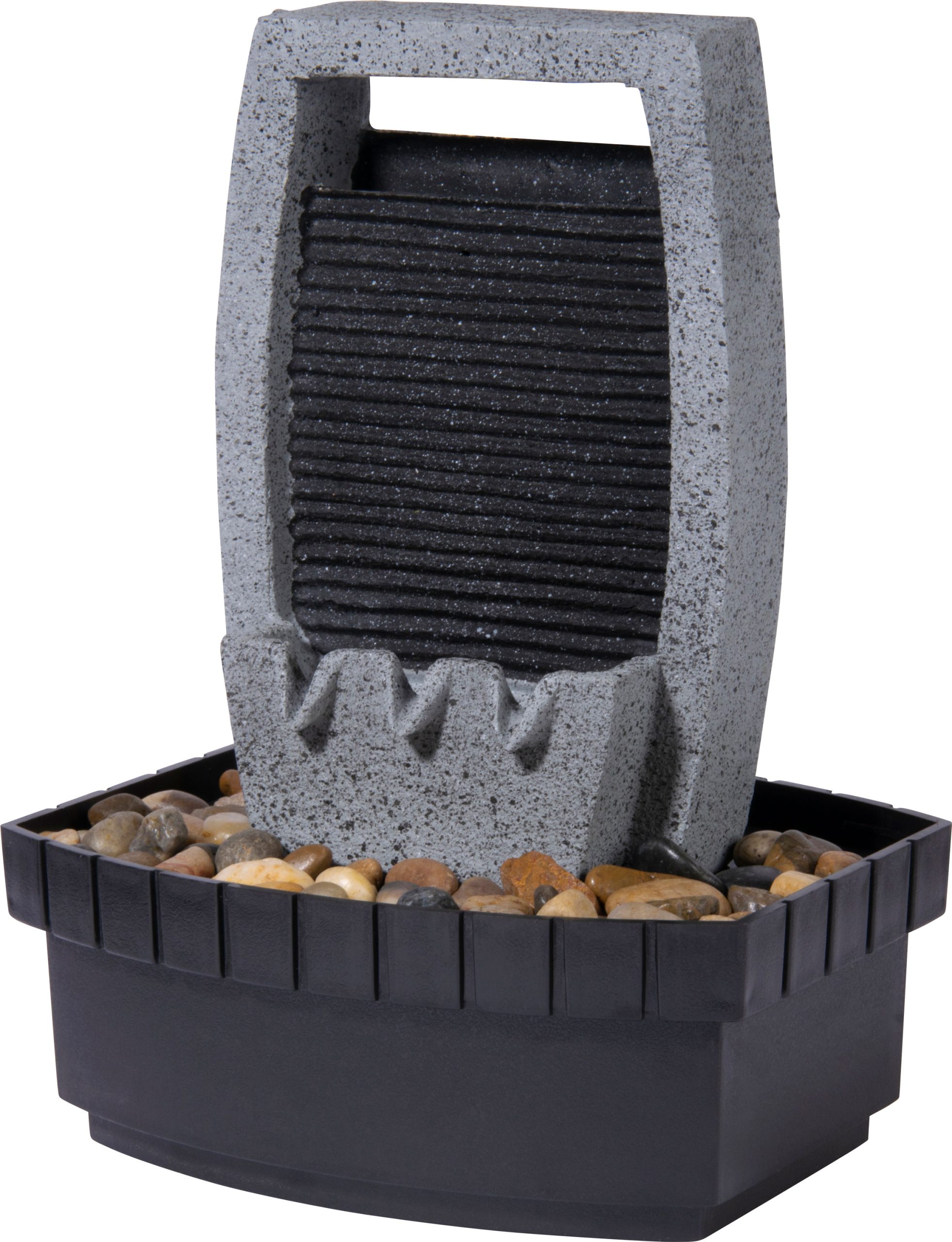 dobar Kleiner Polyresin-Brunnen mit Pumpe - versch. Ausführungen