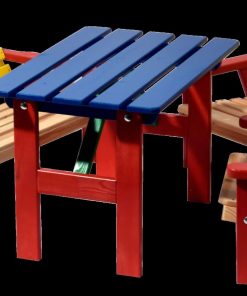 dobar Mehrfarbige Kindersitzgarnitur mit Tisch