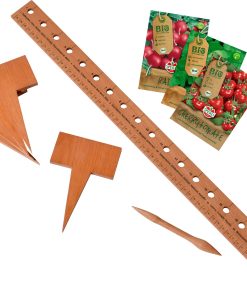 dobar Pflanzen-Starter-Set aus Buchenholz